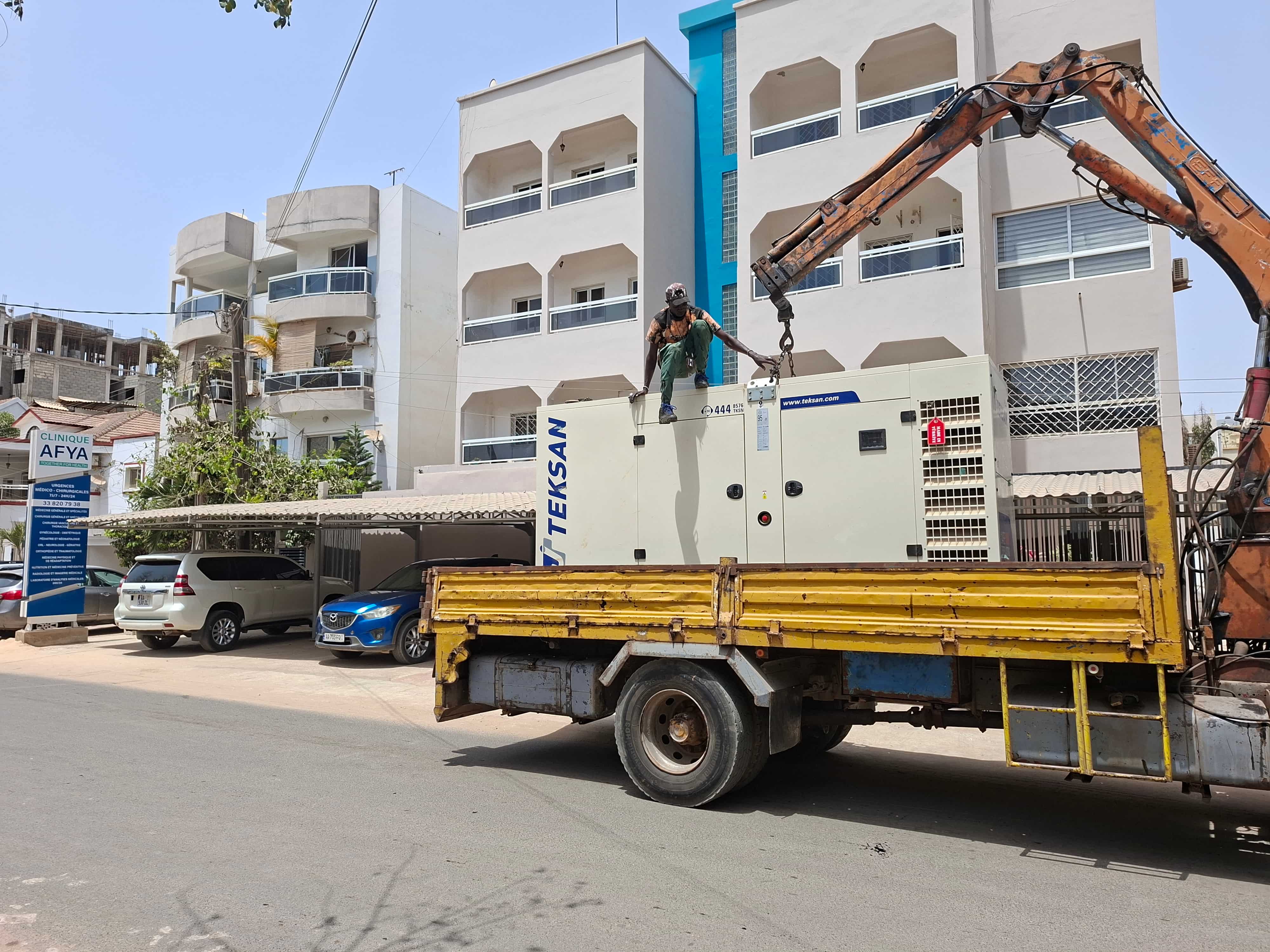 Abri insonorisé groupe électrogène Dakar